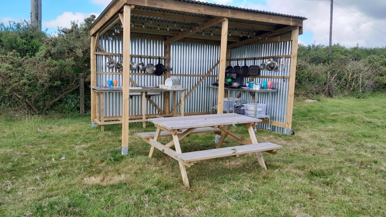 Cornish Skies Glamping Pool Zewnętrze zdjęcie